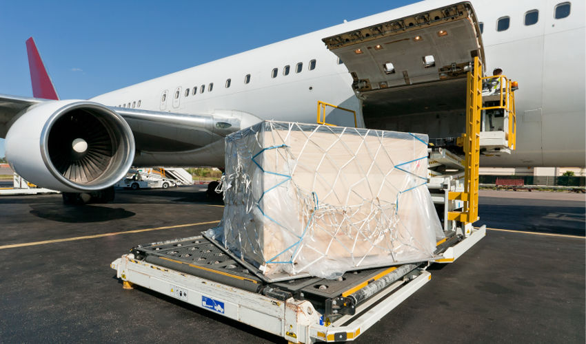 Loading Plane with Packages